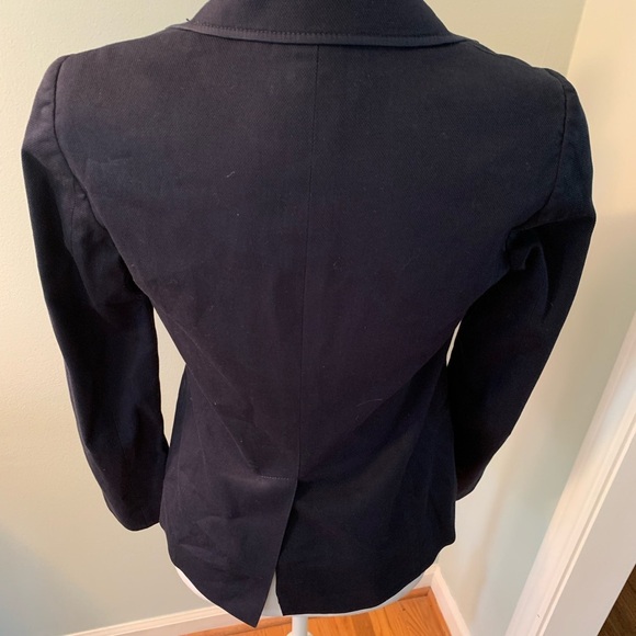 LaVia black Cotton blazer, size 4 - Picture 3 of 7